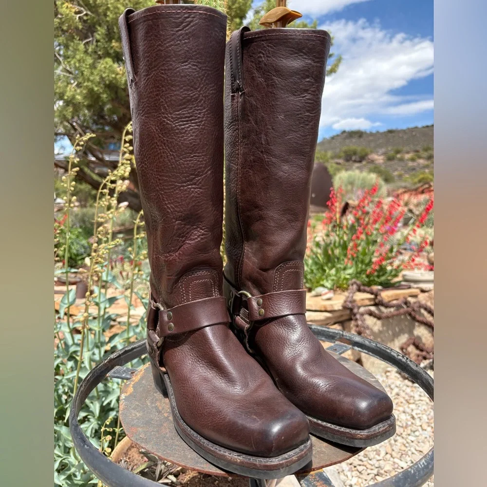 Frye 15R Tall Harness Boots - Picture 11 of 16
